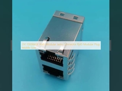 2X1 1000BASE RJ45 モジュール式ジャック接続器 Rj45 モジュール式プラグ 中型